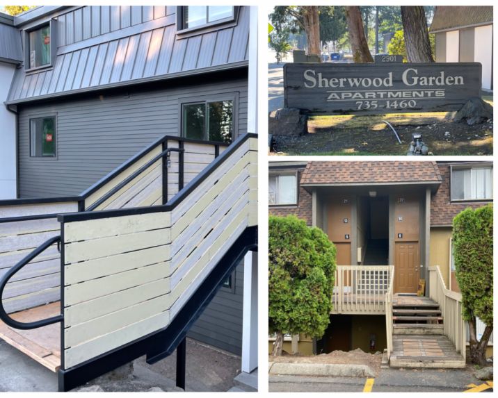 Sherwood Garden Apartments Before and After